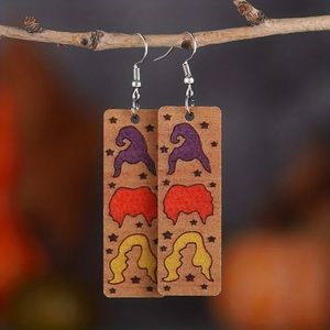 Hocus Pocus Halloween Dangle Earrings *SALE*
